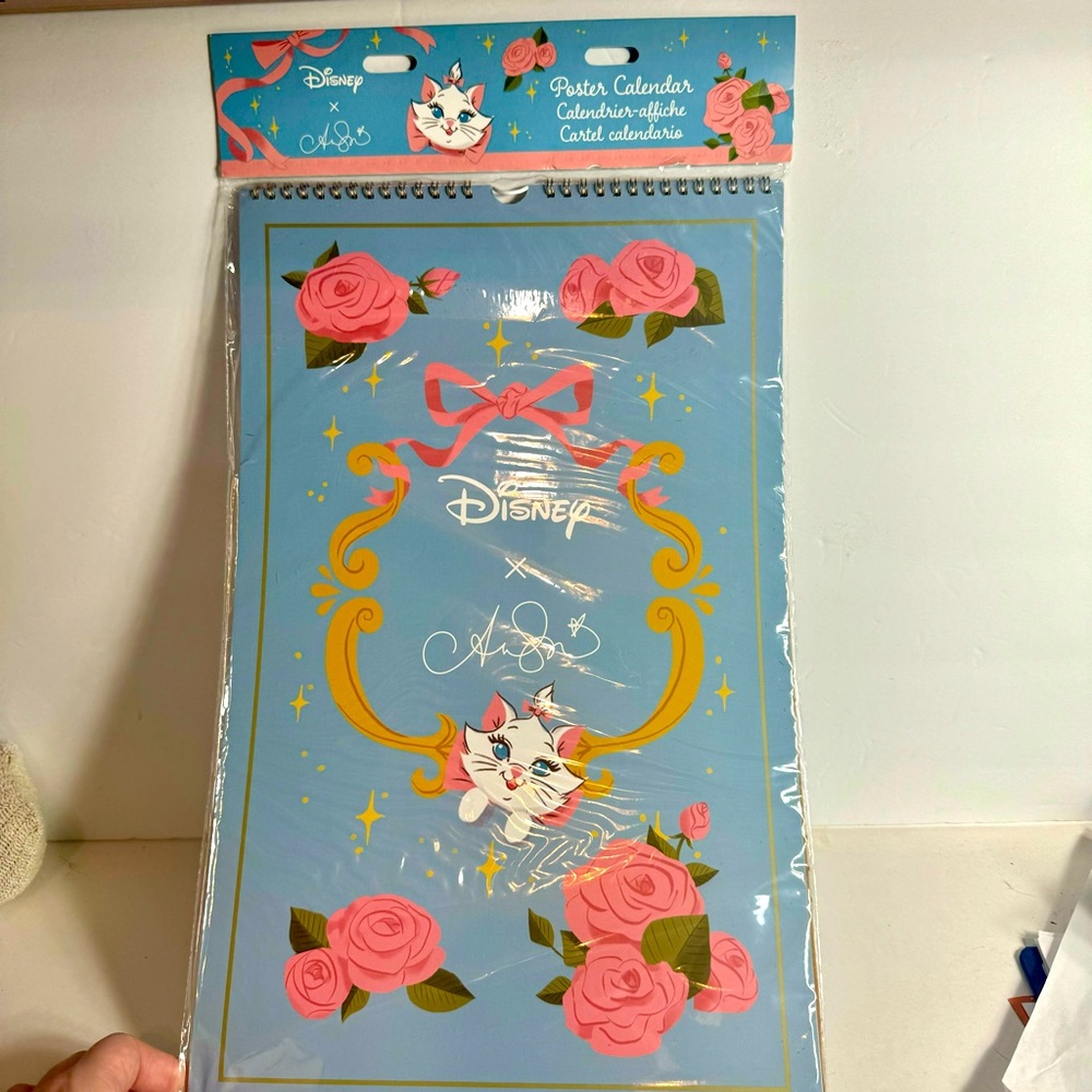 NWT. Disney Parks 2023 Artist Ann Shen Poster Art Calendar Artist Ann Shen